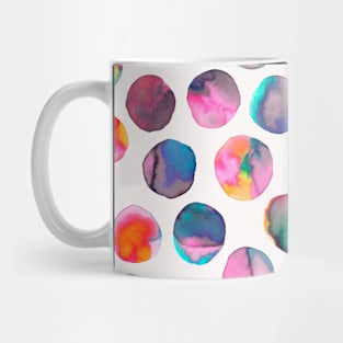 Pocket - Colorful Ink Marbles Dots Multicolored Mug